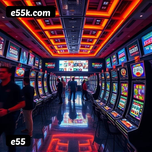 Jogos Diversificados e Exclusivos no e55 Casino